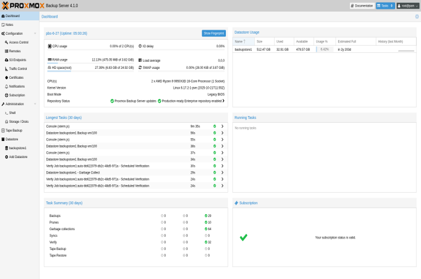Proxmox Backup Server